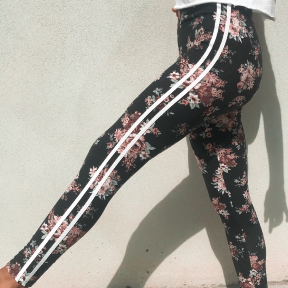 Floral leggings